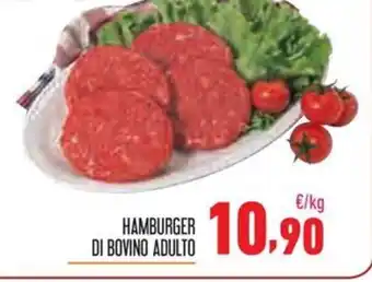 Maxi Supermercati HAMBURGER DI BOVINO ADULTO offerta