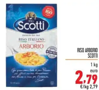 Maxi Supermercati RISO ARBORIO SCOTTI 1 kg offerta