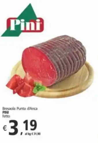 Bresaola Punta d'Anca PINI fetto