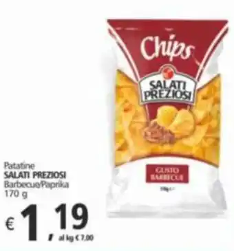 Patatine SALATI PREZIOSI Barbecue Paprika 170 g