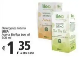 Alter Discount Detergente Intimo LILEA Avena Bio/Tea tree oil 300 ml offerta