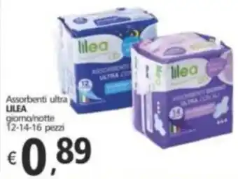 Assorbenti ultra LILEA giorno/notte 12-14-16 pezzi
