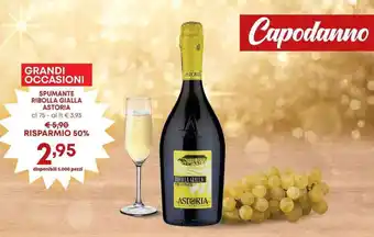 Pam GRANDI OCCASIONI SPUMANTE RIBOLLA GIALLA ASTORIA cl 75 offerta