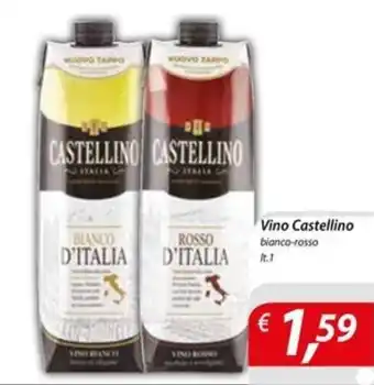 Vino Castellino bianco-rosso lt. 1