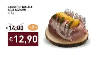 Prezzemolo e Vitale CARRE' DI MAIALE AGLI AGRUMI offerta