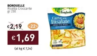Prezzemolo e Vitale BONDUELLE Ricetta Croccante gr 230 offerta