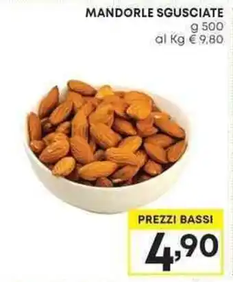 Pam MANDORLE SGUSCIATE g 500 offerta