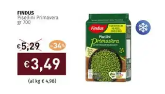 FINDUS Pisellini Primavera gr 700