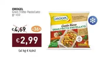 Prezzemolo e Vitale OROGEL Gran Fritto Pastellato gr 450 offerta