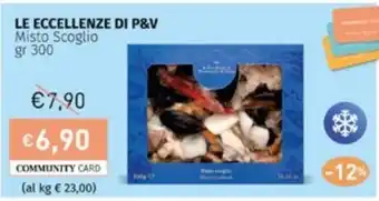 Prezzemolo e Vitale LE ECCELLENZE DI P&V Misto Scoglio gr 300 offerta