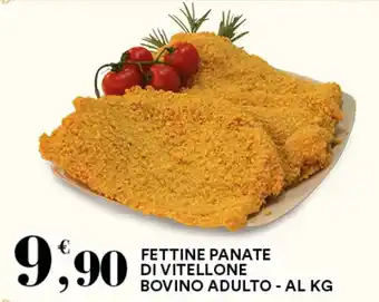 FETTINE PANATE DI VITELLONE BOVINO ADULTO - AL KG