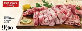 Gecop SPALLA DI AGNELLO A PEZZI AL KG offerta