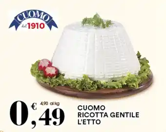 Gecop CUOMO RICOTTA GENTILE L'ETTO offerta