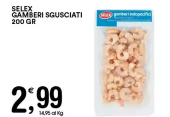 Gecop SELEX GAMBERI SGUSCIATI 200 GR offerta
