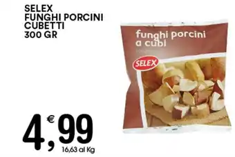 Gecop SELEX FUNGHI PORCINI CUBETTI 300 GR offerta