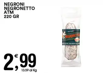 NEGRONI NEGRONETTO ATM 220 GR