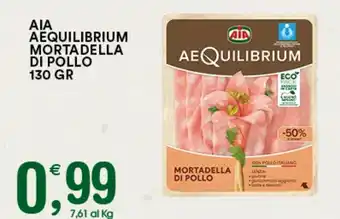 Gecop AIA AEQUILIBRIUM MORTADELLA DI POLLO 130 GR offerta