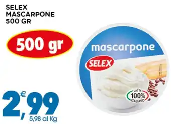 Gecop SELEX MASCARPONE 500 GR offerta