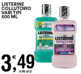 Gecop LISTERINE COLLUTORIO VARI TIPI 500 ML offerta
