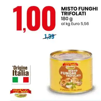 Eurospin MISTO FUNGHI TRIFOLATI 180 g offerta