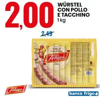 Eurospin WÜRSTEL CON POLLO E TACCHINO 1kg offerta