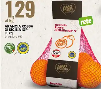 Eurospin ARANCIA ROSSA DI SICILIA IGP 1,5 kg offerta