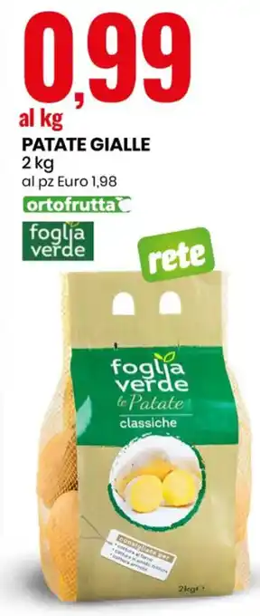 Eurospin PATATE GIALLE 2 kg offerta