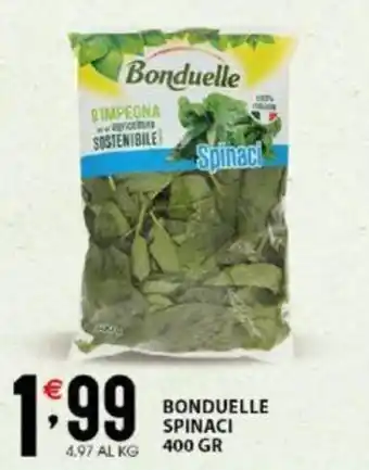Sisa BONDUELLE SPINACI 400 GR offerta