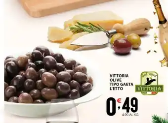 Sisa VITTORIA OLIVE TIPO GAETA L'ETTO offerta