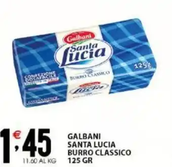 GALBANI SANTA LUCIA BURRO CLASSICO 125 GR
