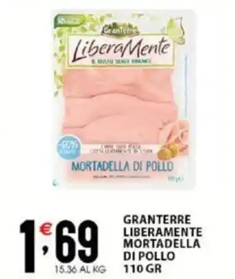 Sisa GRANTERRE LIBERAMENTE MORTADELLA DI POLLO 110 GR offerta