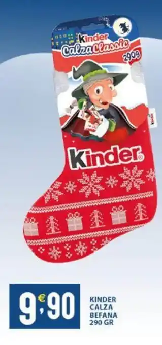 Sisa KINDER CALZA BEFANA 290 GR offerta