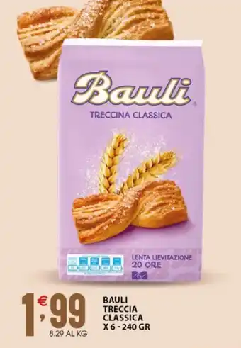 Sisa BAULI TRECCIA CLASSICA X 6-240 GR offerta