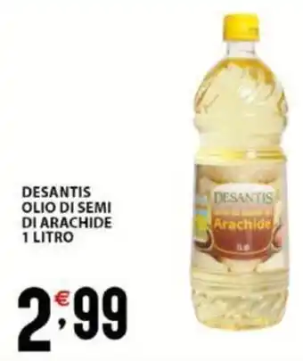 Sisa DESANTIS OLIO DI SEMI DI ARACHIDE 1 LITRO offerta