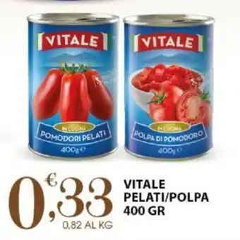Sisa VITALE PELATI/POLPA 400 GR offerta