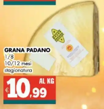 Altasfera GRANA PADANO 1/8 10/12 mesi stagionatura offerta