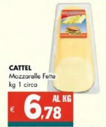 Altasfera CATTEL Mozzarelle Fette kg 1 circa offerta