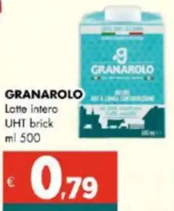 Altasfera GRANAROLO Latte intero UHT brick ml 500 offerta