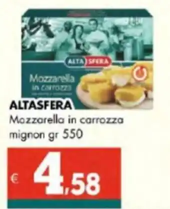 Altasfera ALTASFERA Mozzarella in carrozza mignon gr 550 offerta
