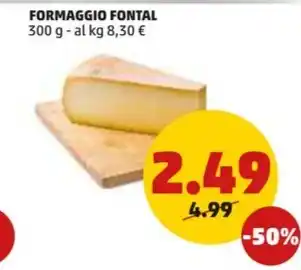 PENNY FORMAGGIO FONTAL 300 g offerta