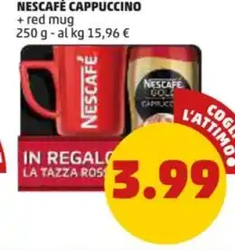 PENNY NESCAFÈ CAPPUCCINO + red mug offerta