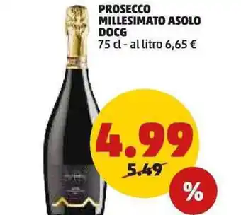 PENNY PROSECCO MILLESIMATO ASOLO DOCG 75 cl offerta