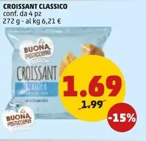 PENNY CROISSANT CLASSICO conf. da 4 pz offerta