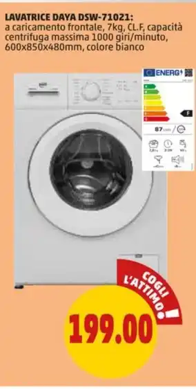 PENNY LAVATRICE DAYA DSW-71021 offerta