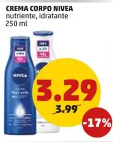 PENNY CREMA CORPO NIVEA nutriente, idratante 250 ml offerta