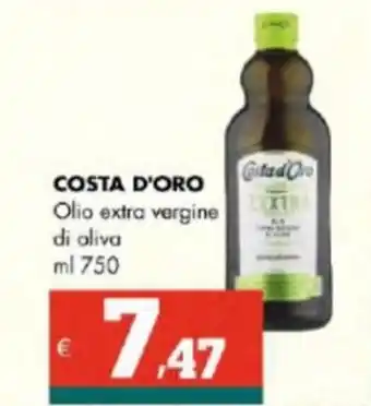 Altasfera COSTA D'ORO Olio extra vergine di oliva ml 750 offerta