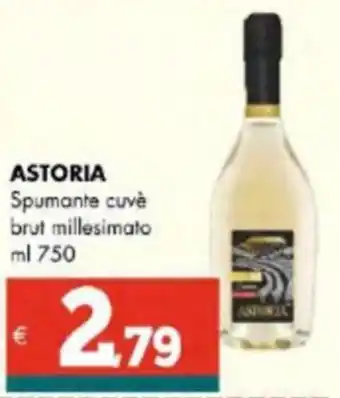 Altasfera ASTORIA Spumante cuve brut millesimato ml 750 offerta