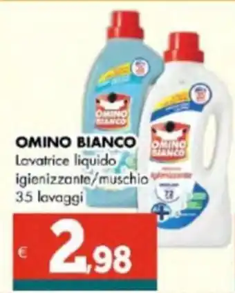 Altasfera OMINO BIANCO Lavatrice liquido igienizzante/muschio 35 lavaggi offerta