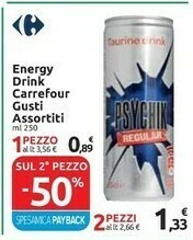 Carrefour Carrefour Energy Drink offerta