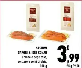 Conad Conad Sapori & Idee Sashimi Limone E Pepe Rosa offerta